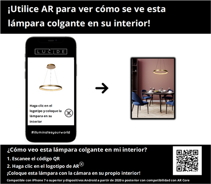 Hanglamp Vidal | 1 Lamp | Ø 58 cm | Goud