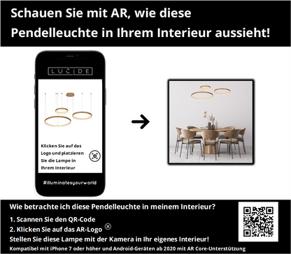 Hanglamp Vidal | 3 Lampen | Ø 78 cm | Goud