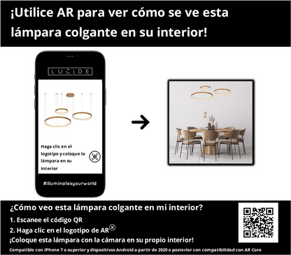 Hanglamp Vidal | 3 Lampen | Ø 78 cm | Goud