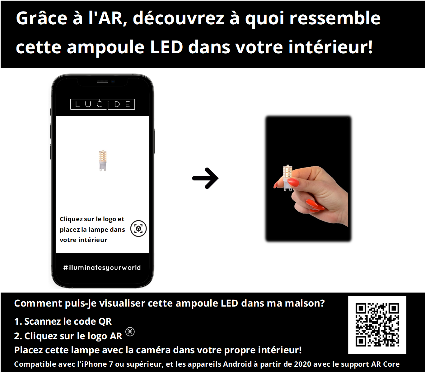 Lichtbron G9 | LED Dimbaar | Ø1,5 | Wit