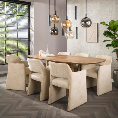 Eetkamerstoel Orin | Stof Jaroq Beige