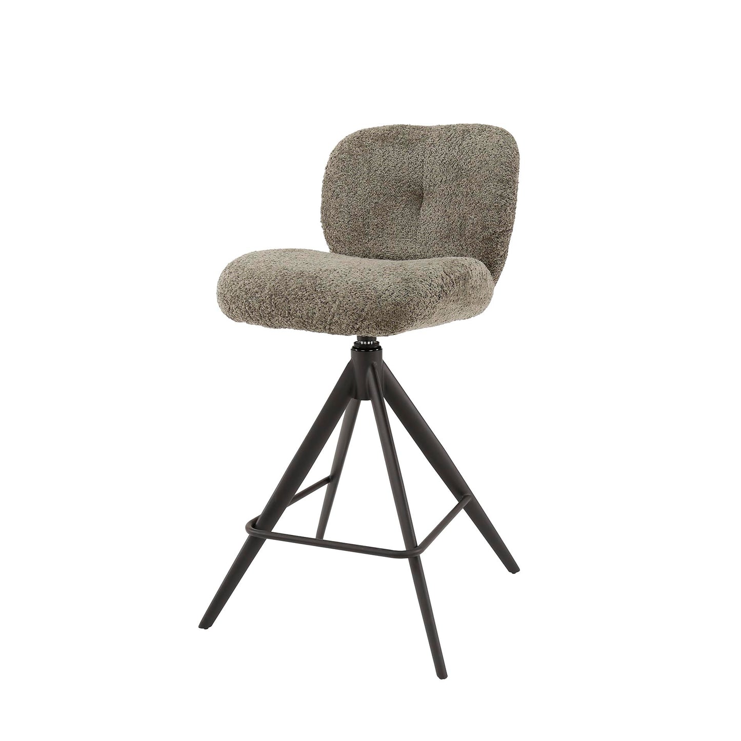 Barstoel Read | Taupe Bouclé