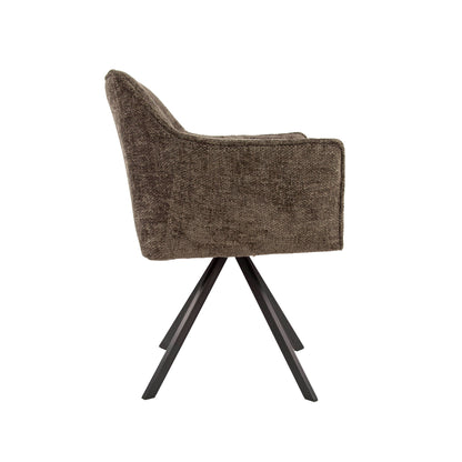 Eetkamerstoel Raster | Stof Hoven Taupe