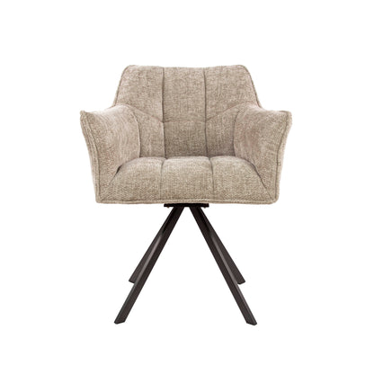 Eetkamerstoel Raster |  Stof Hoven Beige