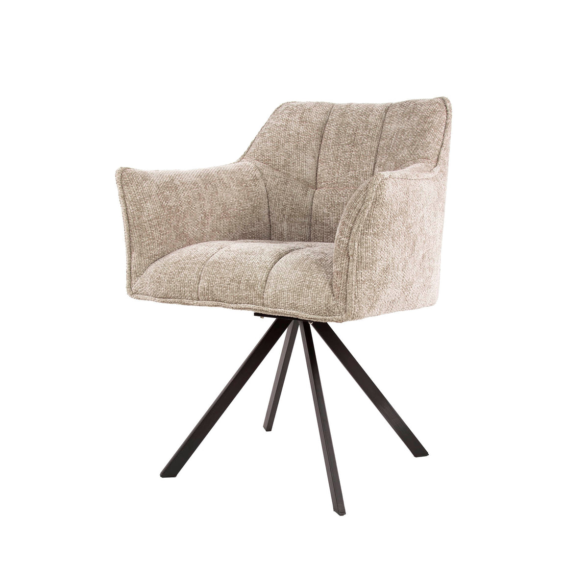 Eetkamerstoel Raster |  Stof Hoven Beige