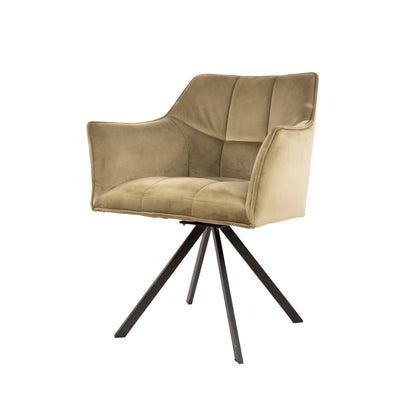 Eetkamerstoel Raster | Champagne Velours
