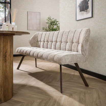 Eetkamerbank Raster | Onderstel Brons