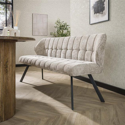 Eetkamerbank Raster | Stof Beige