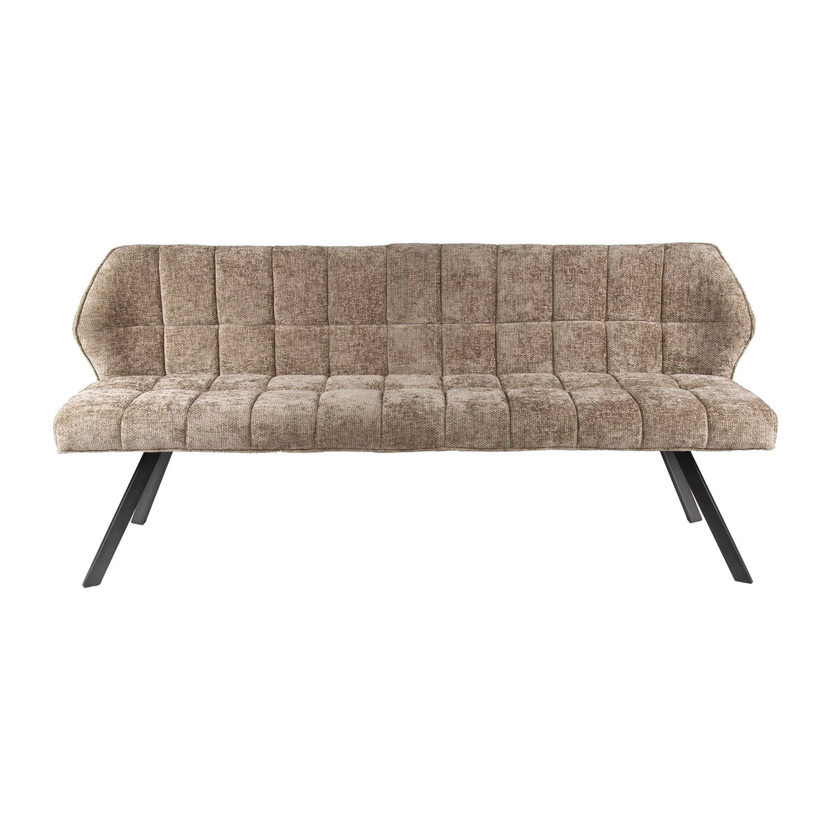 Eetkamerbank Raster | Stof Champagne
