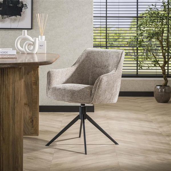 Eetkamerstoel Elizabeth | Stof Beige