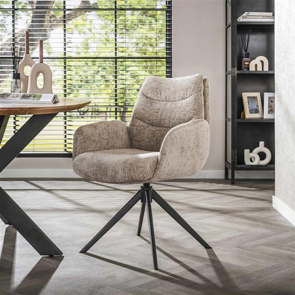 Eetkamerstoel Lounge |  Beige