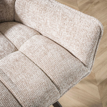 Barkruk Bjorn | Polyester Beige | Met Armleuning