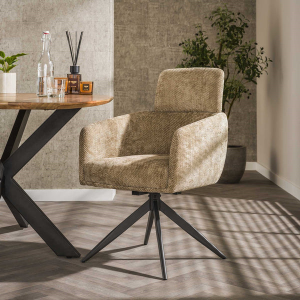Eetkamerstoel Headrest | Gritt Zand | Magazijn leegverkoop