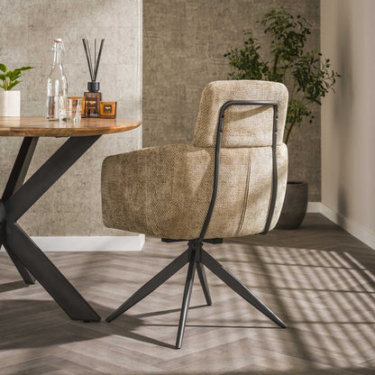 Eetkamerstoel Headrest | Gritt Zand | Magazijn leegverkoop