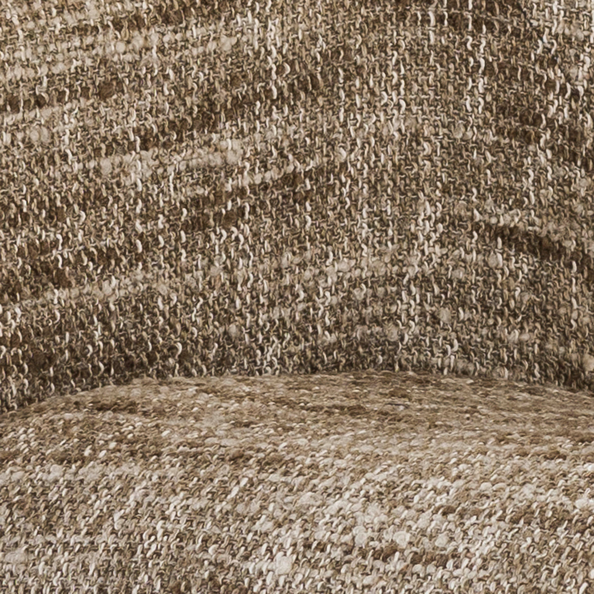 Eetkamerstoel Blair met wielen beige magazijn leegverkoop, detail van het materiaal
