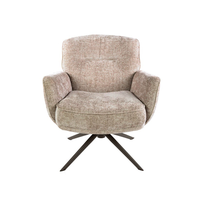 Fauteuil Forza | Zand | Onderstel Brons