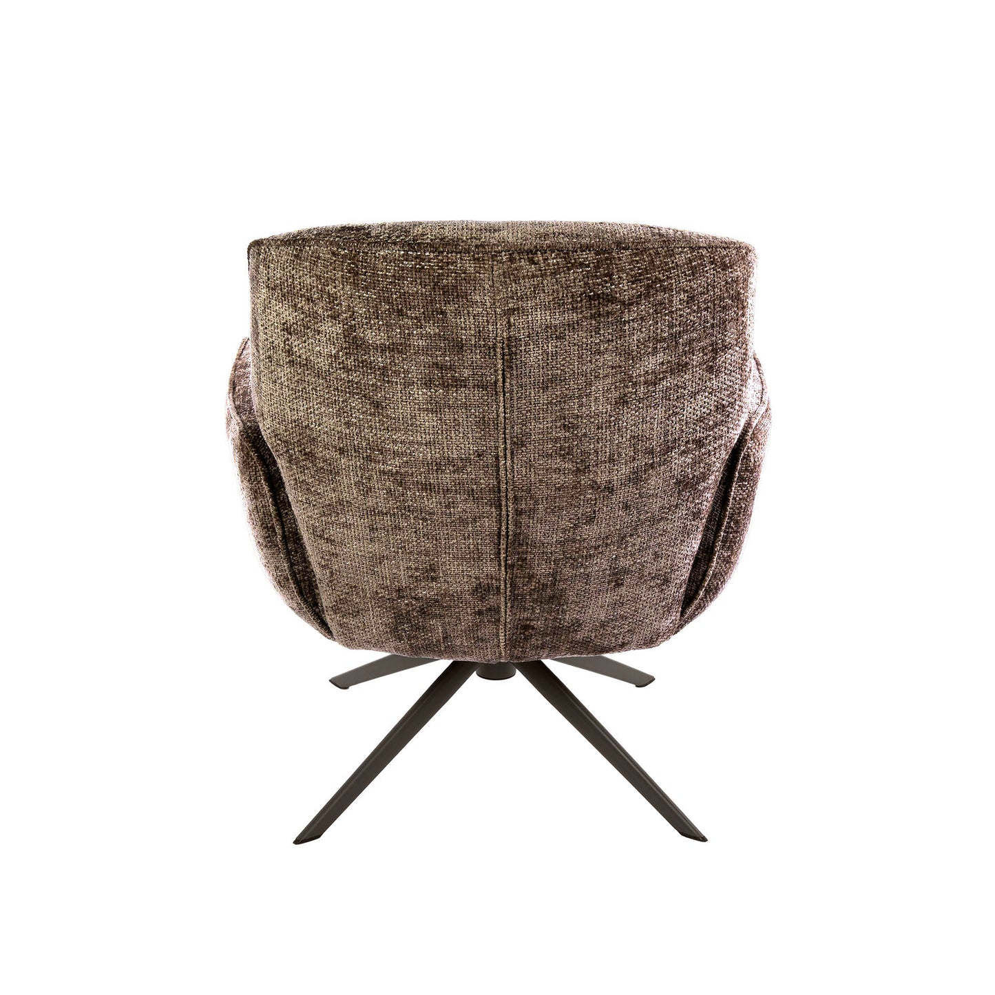 Fauteuil Forza | Bruin | Onderstel Brons
