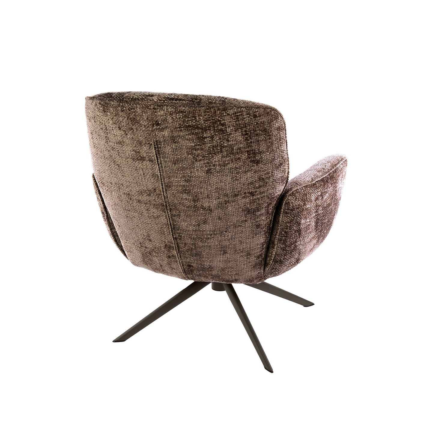 Fauteuil Forza | Bruin | Onderstel Brons