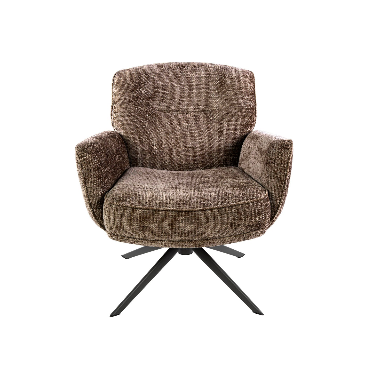 Fauteuil Forza | Bruin | Onderstel Zwart