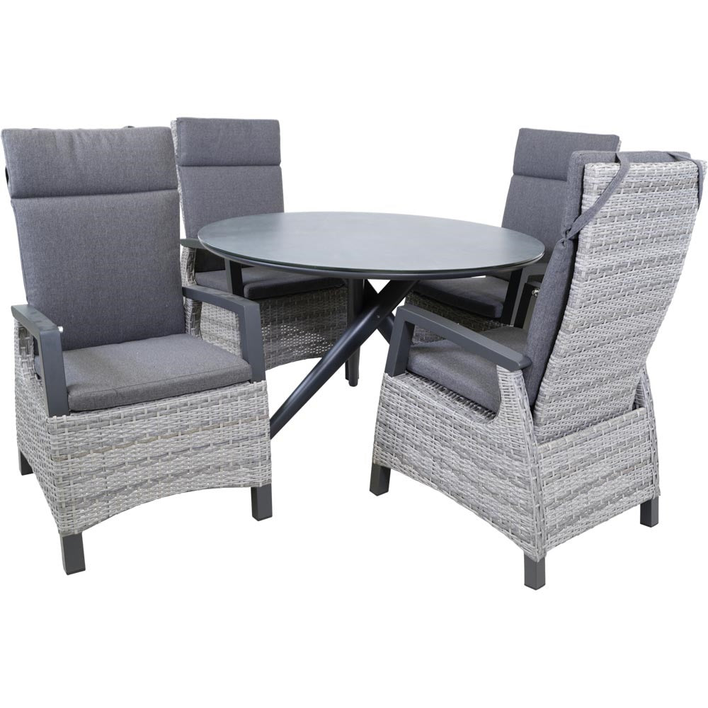 Tuintafel Mojito Rond | Antraciet Aluminium