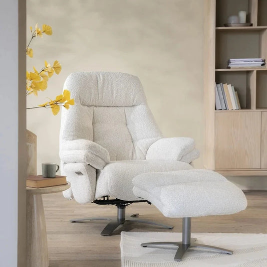 Fauteuil Caleb | Beige Stof