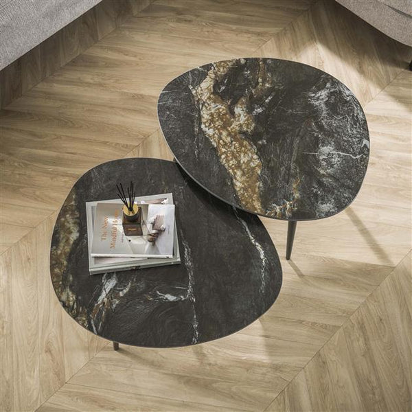 Salontafel Enya | Keramiek Zwart