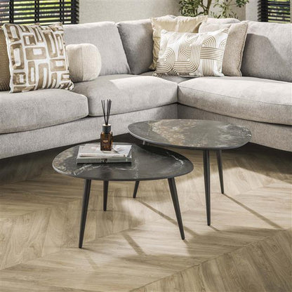 Salontafel Enya | Keramiek Zwart