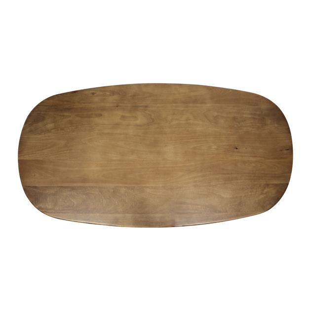 Eettafel Cliff | Mangohout  Naturel | 180cm