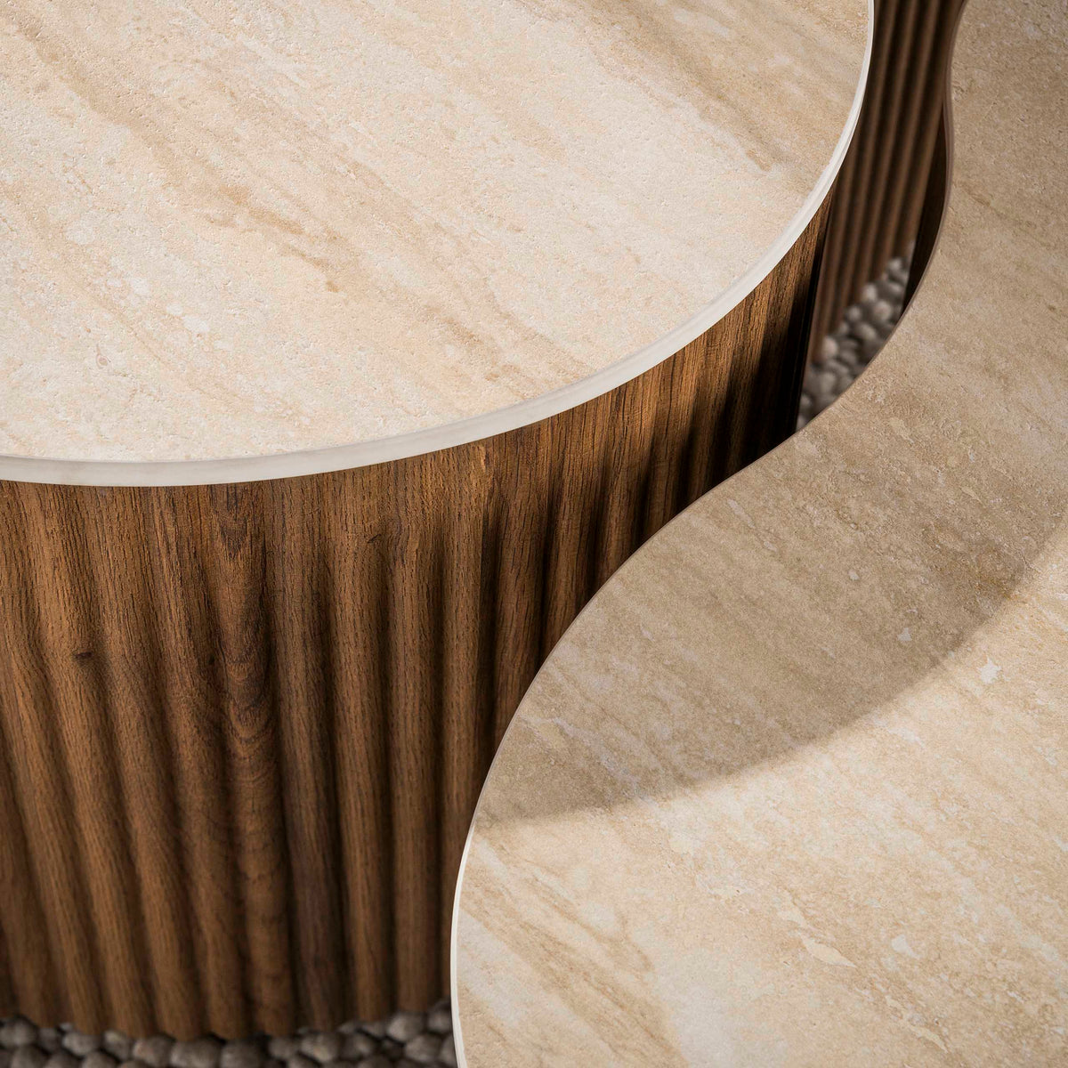 Salontafel Ceramo | Keramiek Travertin