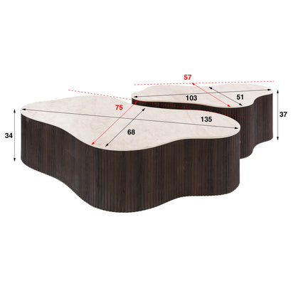 Salontafel Ceramo | Keramiek Taj Mahal