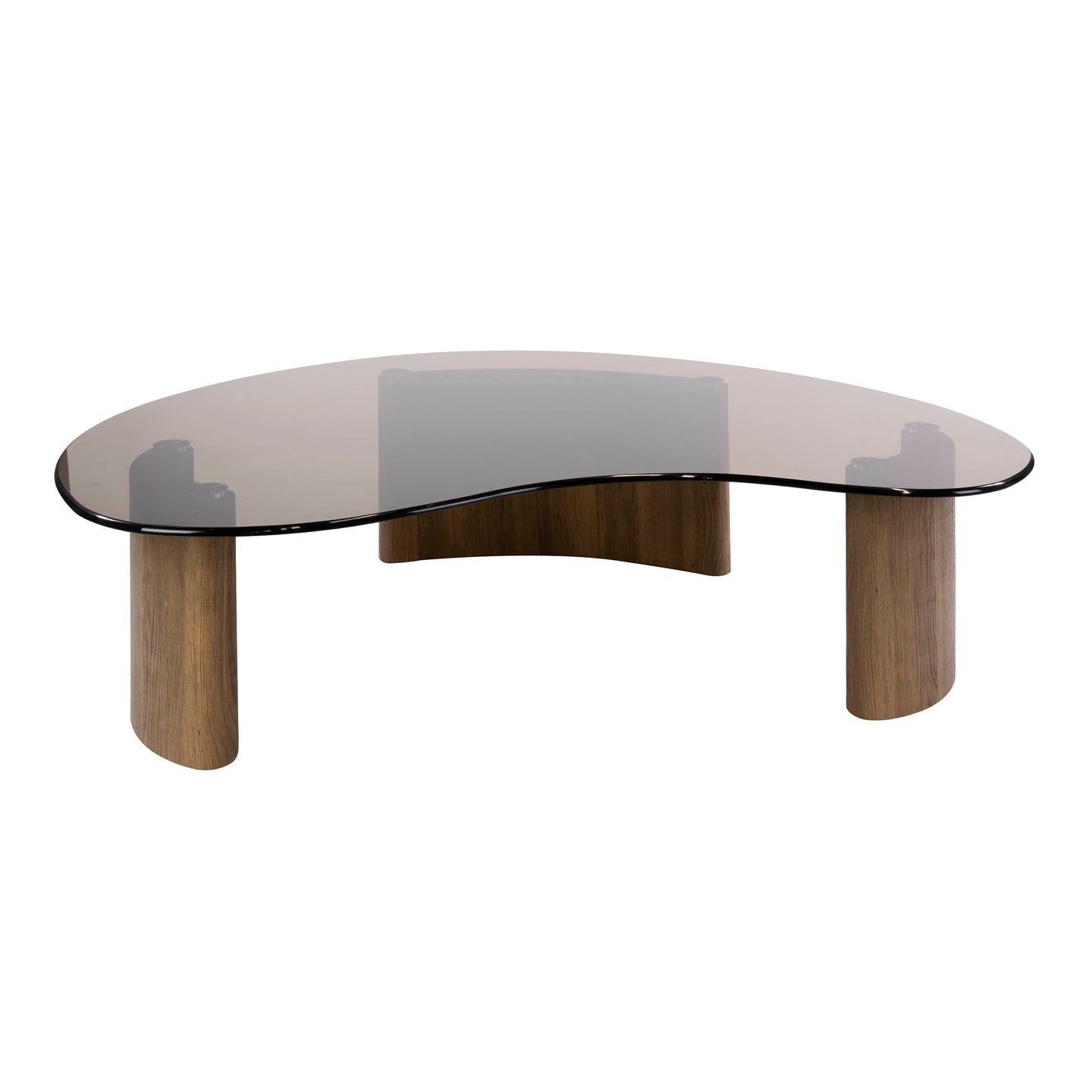 Salontafel Tinto organisch | Brons glas