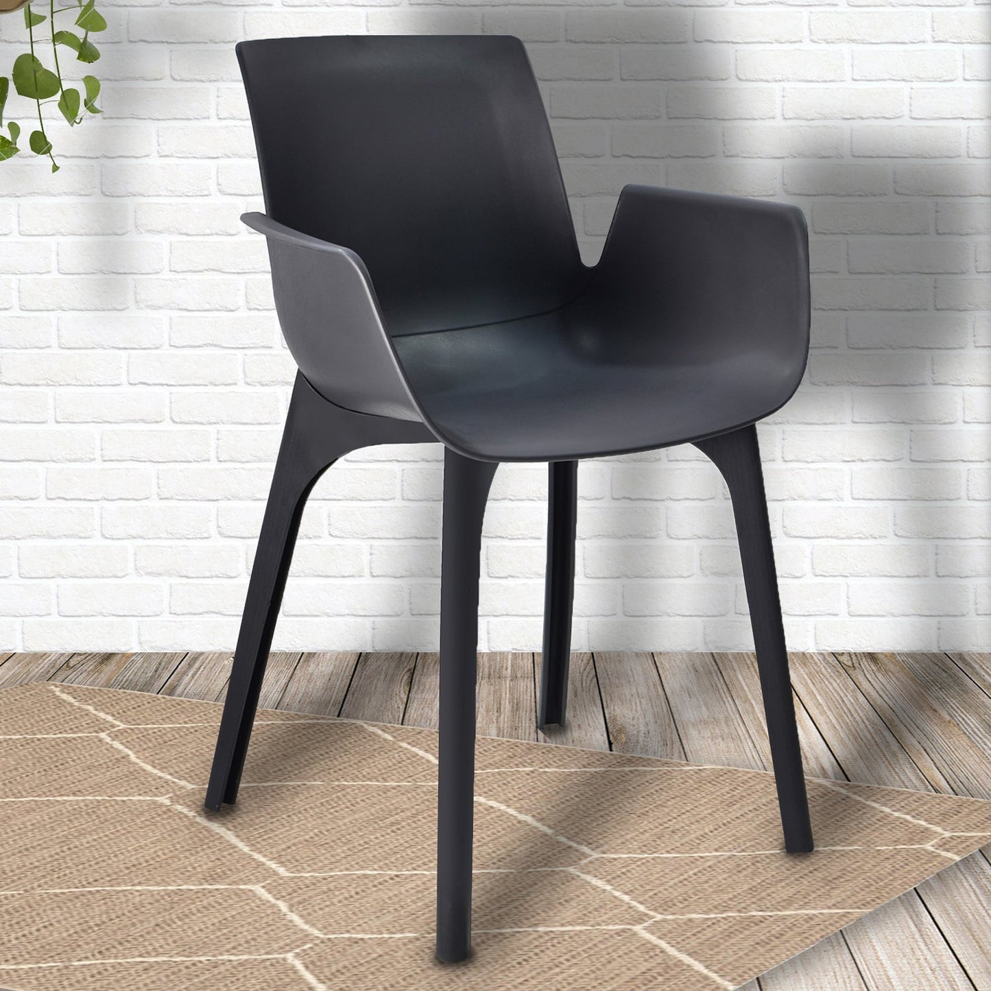 Tuinstoel Jasmine | Antraciet