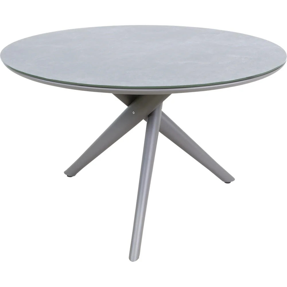 Tuintafel Mojito Rond | Beige Aluminium