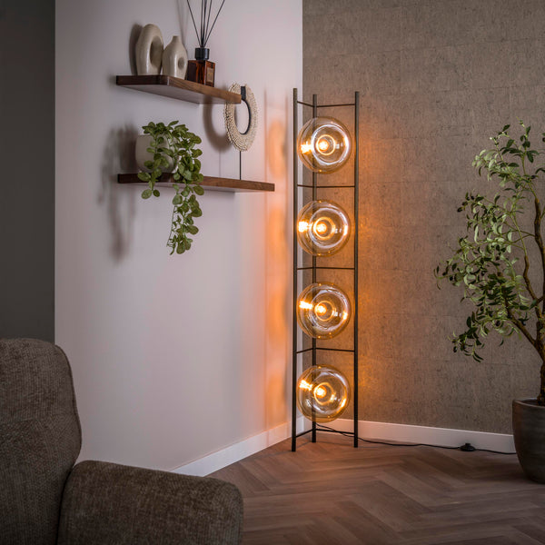 Vloerlamp Lio | Glas Oranje