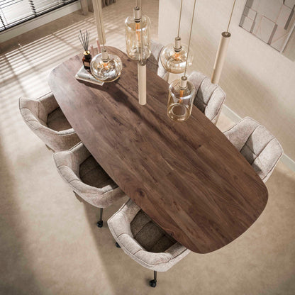 Hanglamp Serene | 4 Lichtbollen + 3 Kegels | Beige