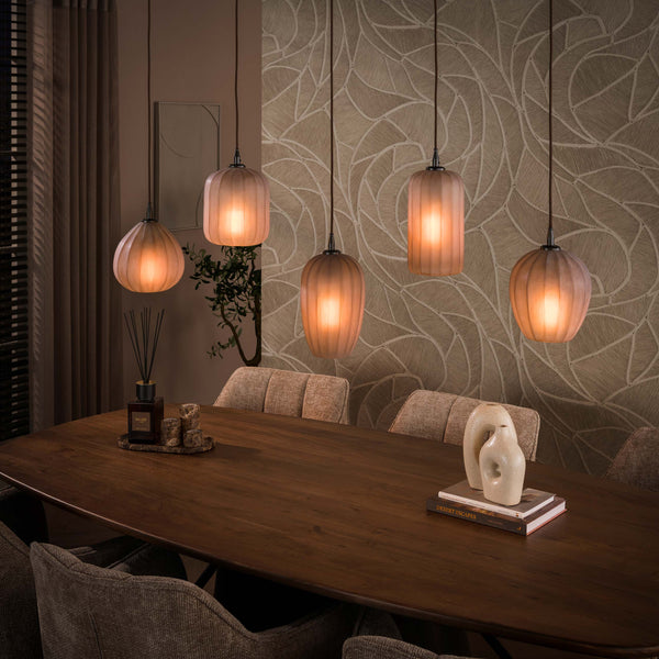 Hanglamp Altura | 5-Lichts | Sienna Bruin-Frosted