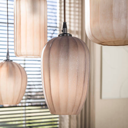 Hanglamp Altura | 5-Lichts | Sienna Bruin-Frosted
