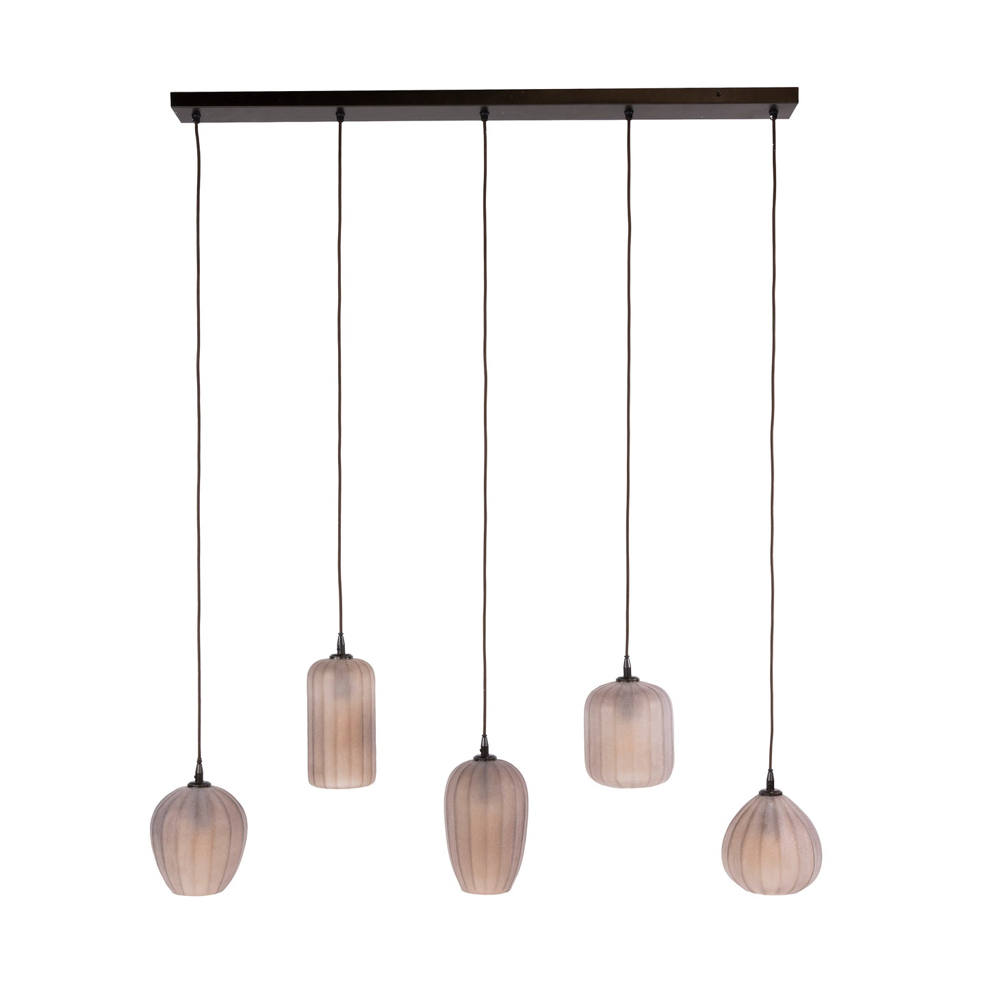 Hanglamp Altura | 5-Lichts | Sienna Bruin-Frosted