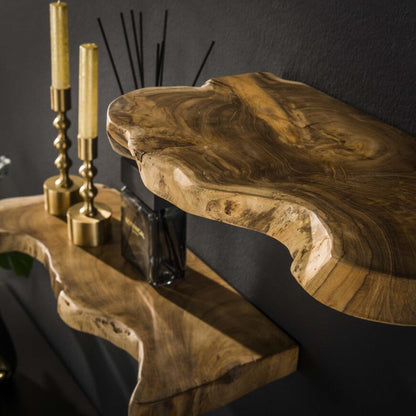 Wandschap Page | Set van 3 | Naturel Teakhout