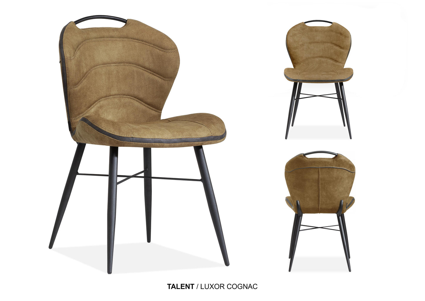 Eetkamerstoel Talent | Luxor Cognac