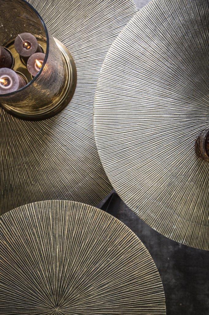 Salontafel Kae | M | Goud Aluminium