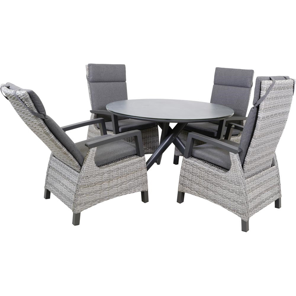 Tuintafel Mojito Rond | Antraciet Aluminium