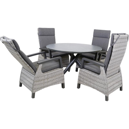 Tuintafel Mojito Rond | Antraciet Aluminium