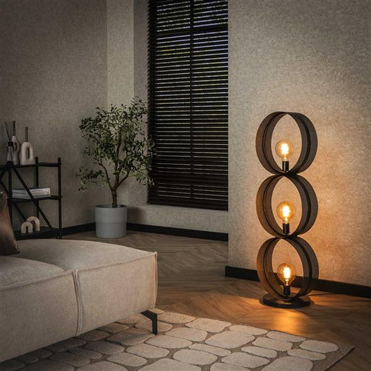 Vloerlamp Amora | Metaal Grijs