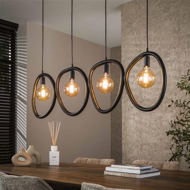 Hanglamp Pebble | Metaal Zwart