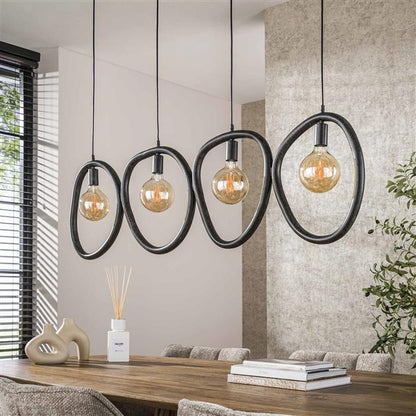 Hanglamp Pebble | Metaal Zwart
