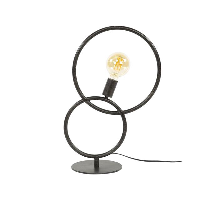 Tafellamp Loop | Metaal Zwart