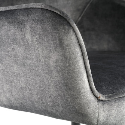 Barstoel Fallow | Kookeiland of Bartafel | Antraciet Velvet