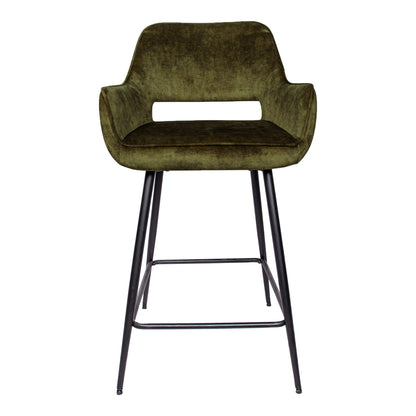 Barstoel Fallow | Kookeiland of Bartafel | Groen Velvet