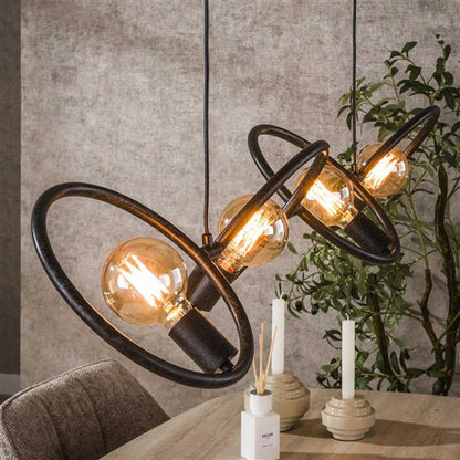 Hanglamp Avelyn | Metaal Zwart